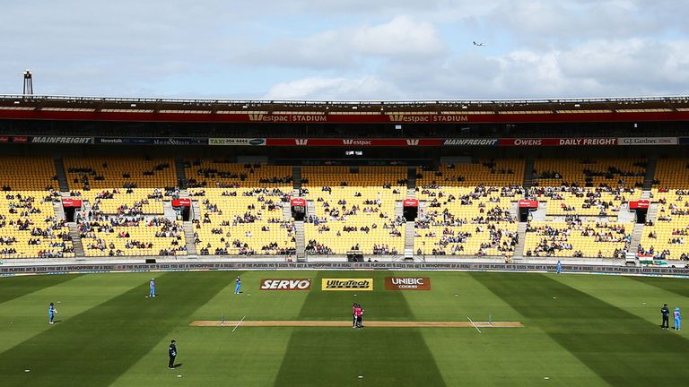 Wellington Regional Stadium puts the final three games of the T20 series behind closed doors