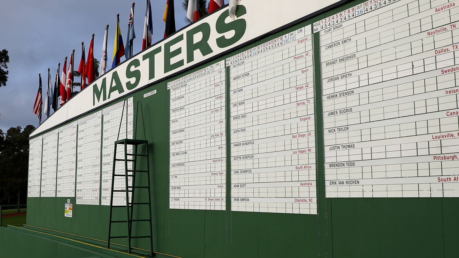 The Masters Final leaderboard Golf News Sky Sports