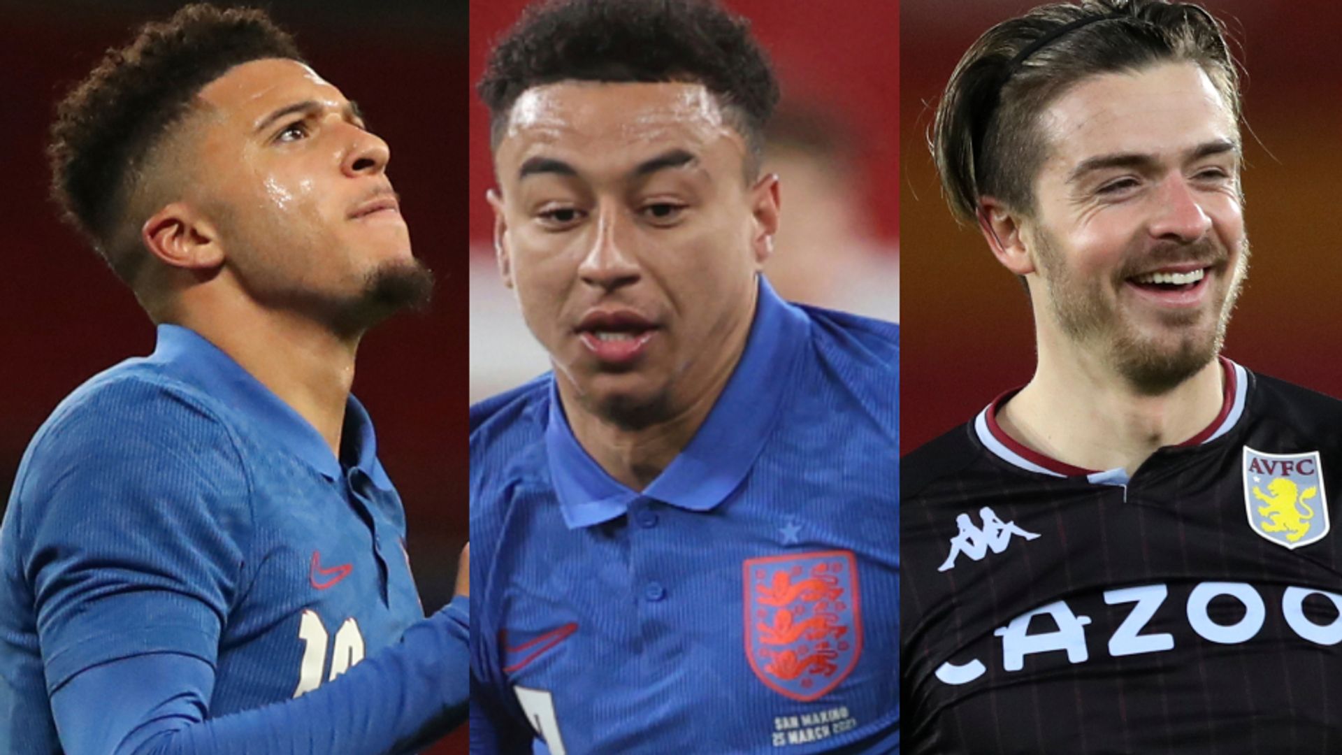 Grealish, Sancho to battle Lingard for England spot