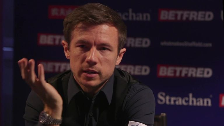 Jack Lisowski (left) edged out Ali Carter in a final-frame decider at the Crucible in Sheffield