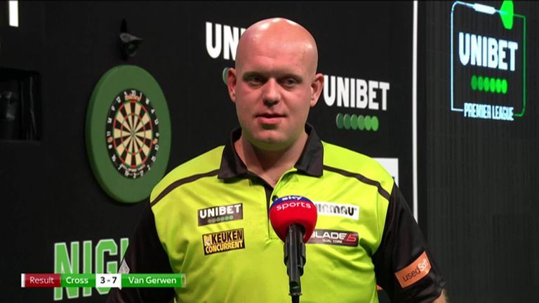 After a convincing win over Rob Cross, Michael van Gerwen believes that 'things are starting to change' in his game for the better