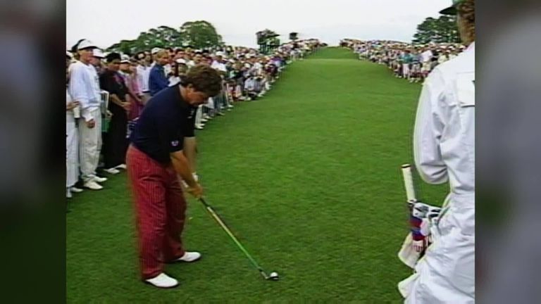 Watch how Ian Woosnam won The Masters in dramatic fashion during the 1991 contest at Augusta National