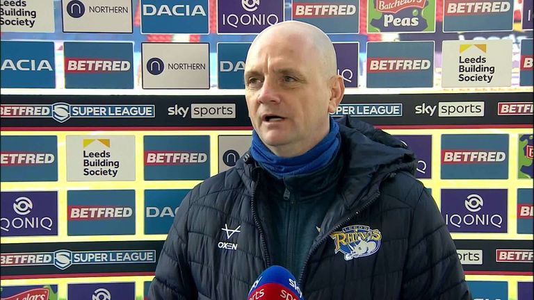 Despite losing against Castleford, Leeds head coach Richard Agar was nonetheless proud of his inexperienced side.