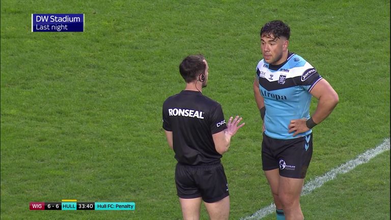 Hull FC forward Andre Savelio alleged Wigan Warriors player Tony Clubb used a racist remark during their Super League game at the DW Stadium on Thursday evening