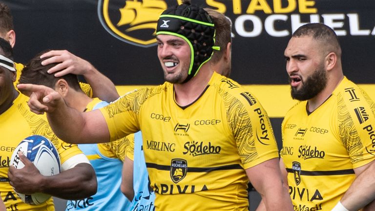 Gregory Alldritt was among the try scorers as La Rochelle booked a first ever European Cup semi-final place with victory over Sale 