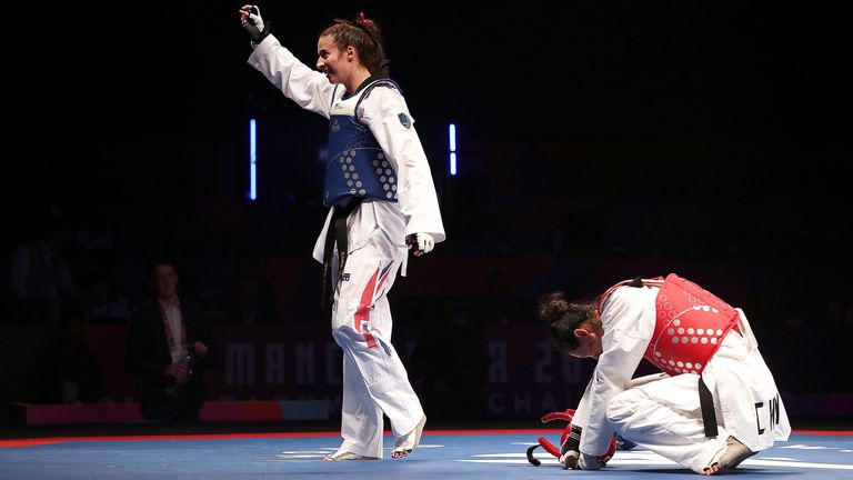 Walkden beat China's Shuyin Zheng in controversial fashion at the World Championships, with her opponent disqualified on penalty points