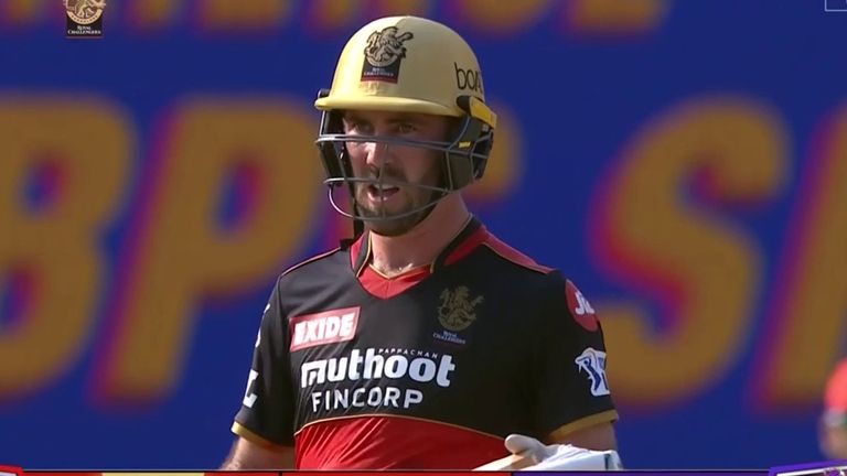 Glenn Maxwell's 78 from 49 balls enabled Royal Challengers Bangalore to recover from a poor start