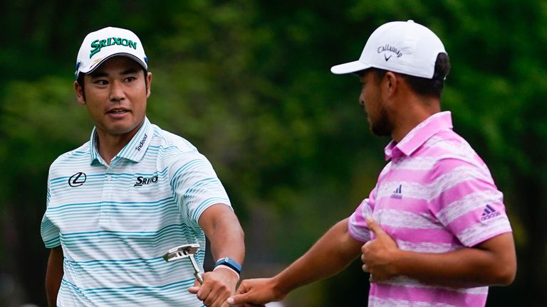 Matsuyama a joué aux côtés de Xander Schauffele, qui a cardé un troisième tour 68