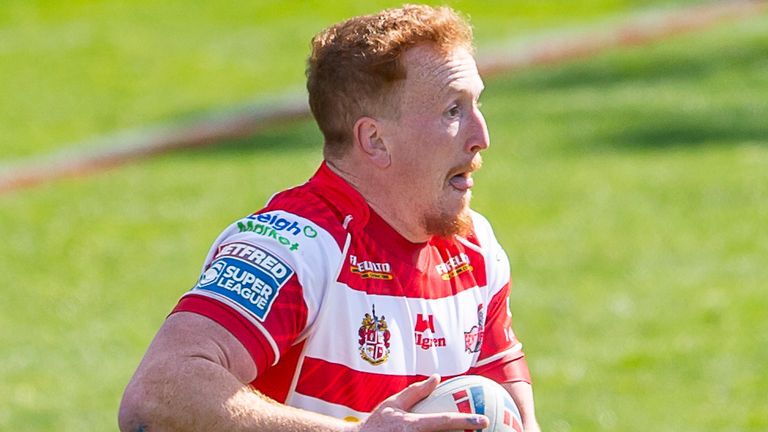 Jordan Thompson was among the try-scorers for Leigh