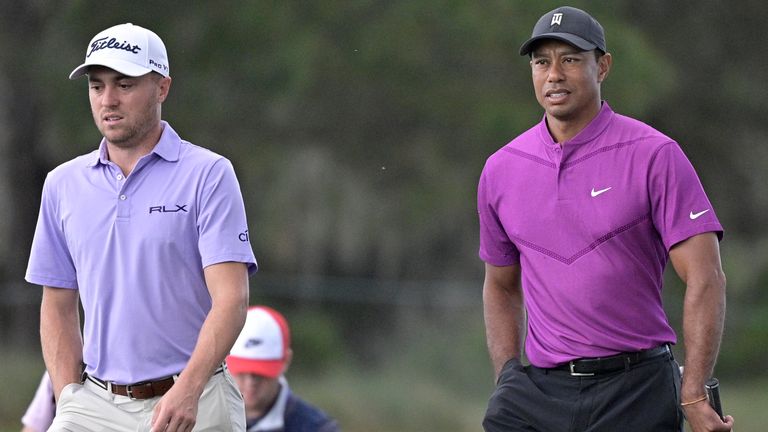 Justin Thomas and Tiger Woods are both likely to score highly in the Player Impact Program