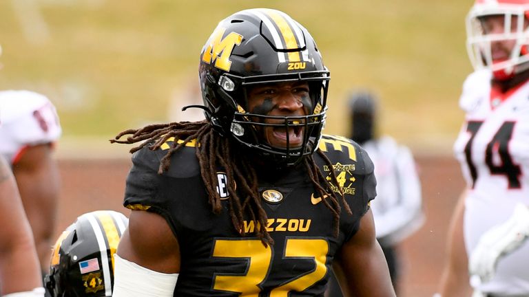 Missouri linebacker Nick Bolton. (AP Photo/L.G. Patterson) 