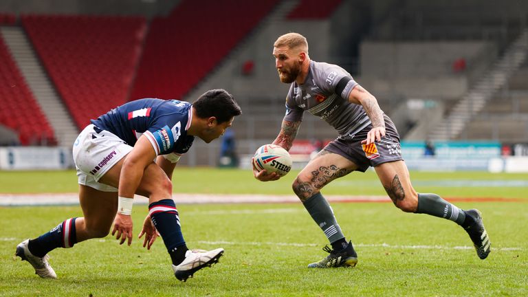 Sam Tomkins was again influential in the Dragons' win over Wakefield