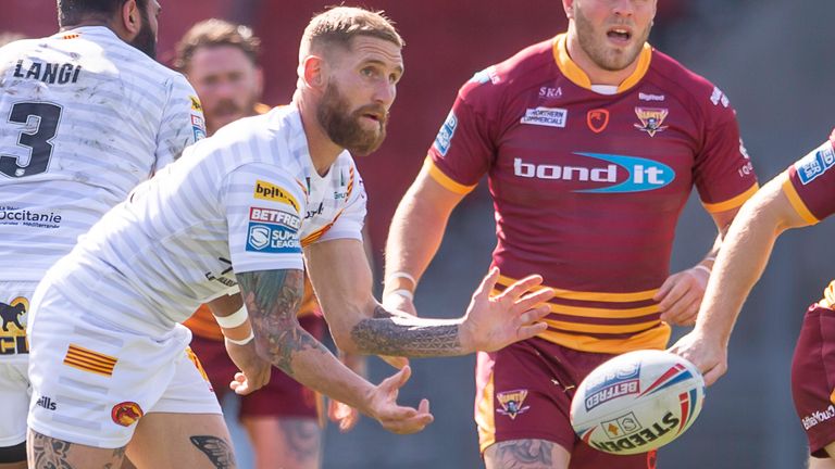 Sam Tomkins was influential in Catalans' win over Huddersfield