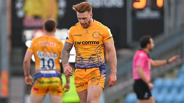 Exeter's Stuart Hogg despondent as the Chiefs suffer quarter-final elimination 