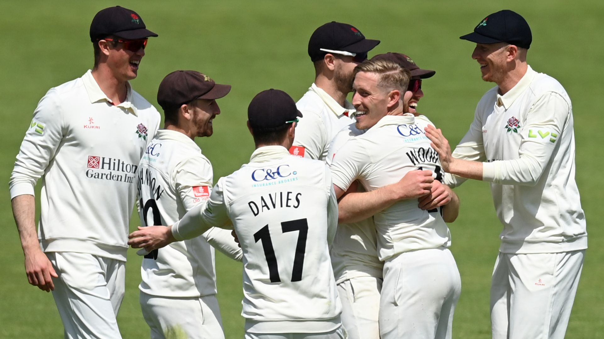 Lancashire dominate day one of Roses clash