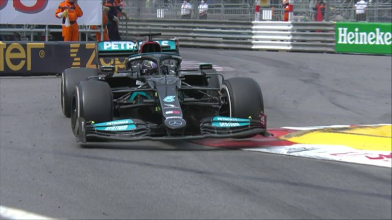 Lewis Hamilton vented his frustration over team radio as the seven-time world champion finished seventh in Monaco.