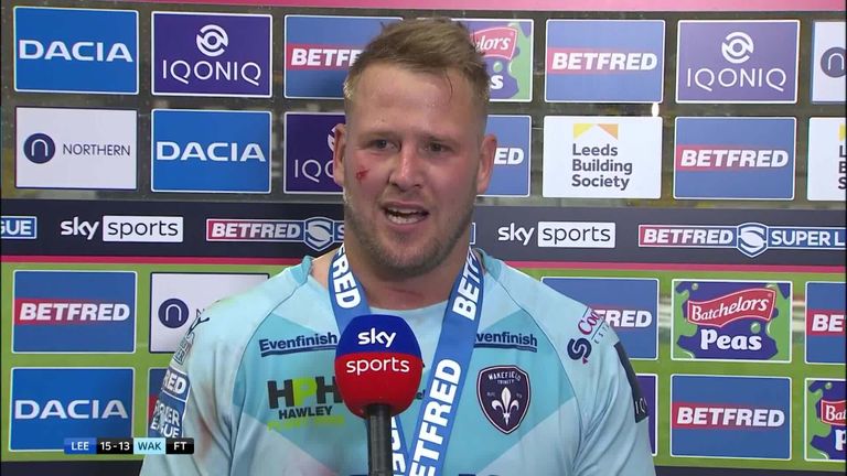 Wakefield's Joe Westerman was left disappointed after seeing his side lose to Leeds in extra time.