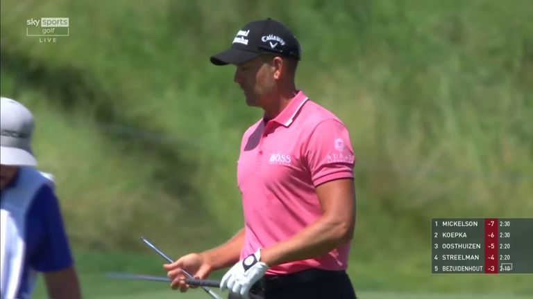 Stenson took a frustrating week at the 2021 PGA Championship out on one of his irons, nonchalantly snapping it after another wayward shot