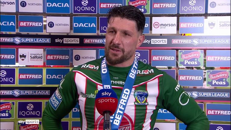 Gareth Widdop felt Warrington have improved week-on-week after a 62-18 victory over Salford in the Super League 