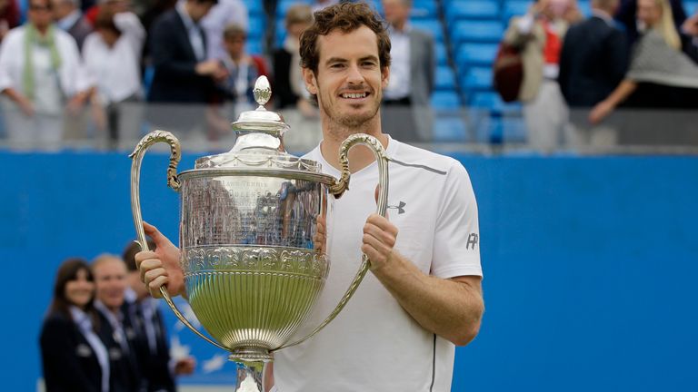 Murray jugará individuales en Queen's por primera vez desde 2018 y esperará una primera victoria desde que ganó su quinto título en 2016.