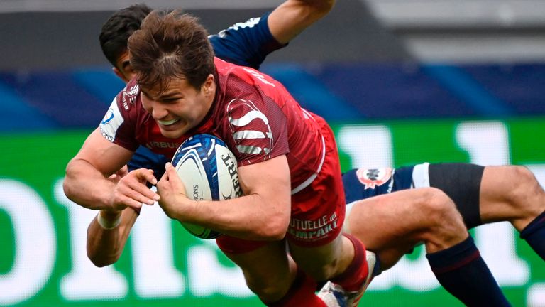 Antoine Dupont was on the scoresheet as Toulouse made a European Cup final for the first time in 11 years 