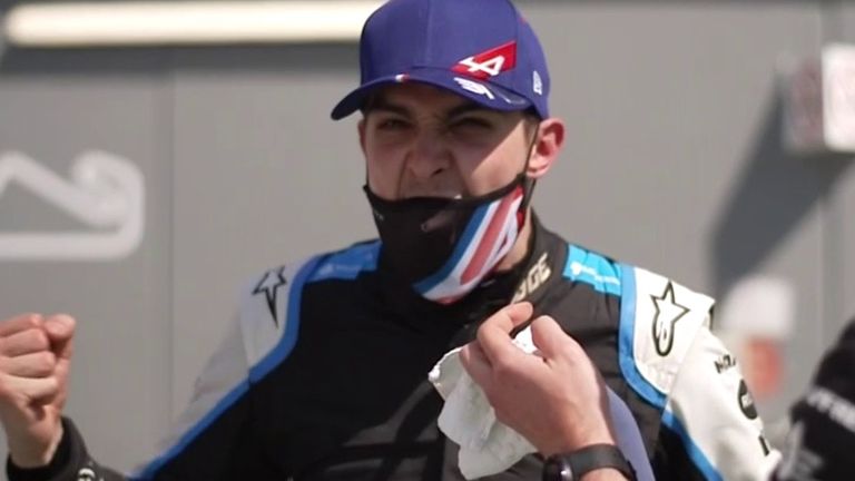 Alpine's Esteban Ocon couldn't hide his delight after finishing fifth in qualifying for the Spanish Grand Prix!