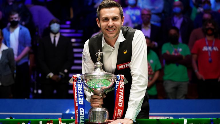 Mark Selby became a four-time world champion at the Crucible