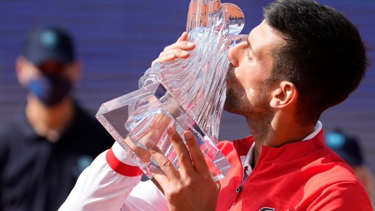 Novak Djokovic warmed up for the French Open by winning his 83rd career title on home soil at the Belgrade Open