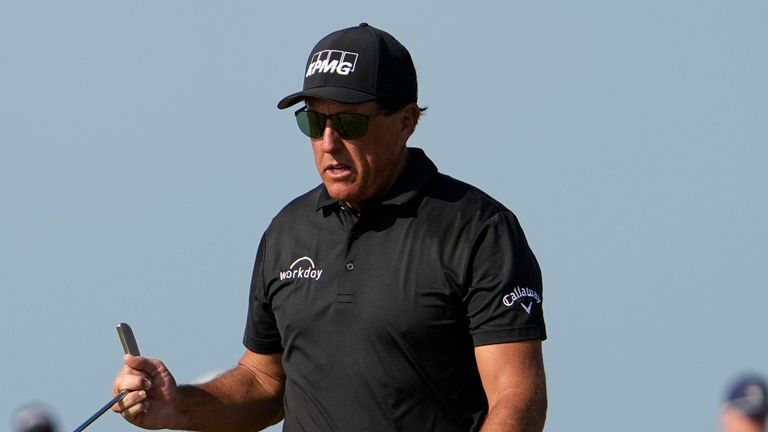 Mickelson had slipped to level par before mounting his charge over the front nine