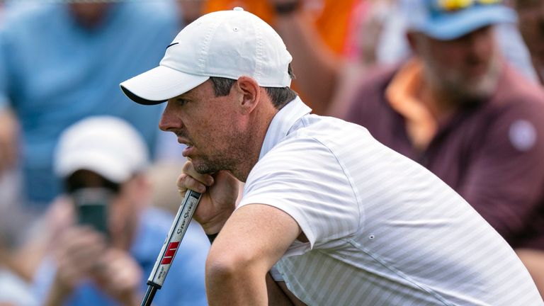 McIlroy holed several long putts throughout his third round