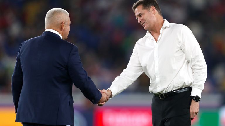 Rassie Erasmus overcame Warren Gatland's Wales in the semi-finals of the 2019 World Cup on his way to leading the Springboks to the title