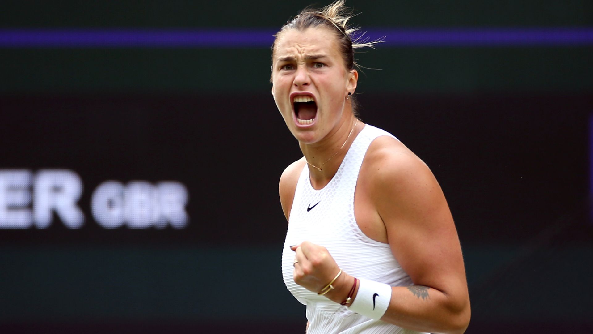 Sabalenka forced to dig deep by brave Boulter