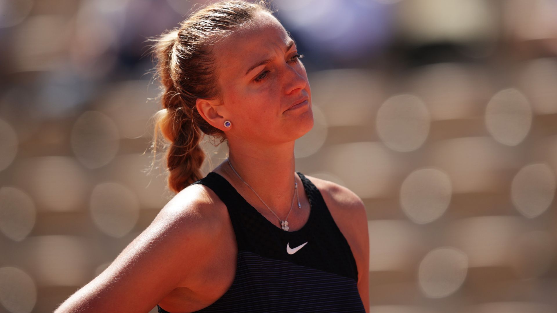 Kvitova out of French Open; injured doing press requirements
