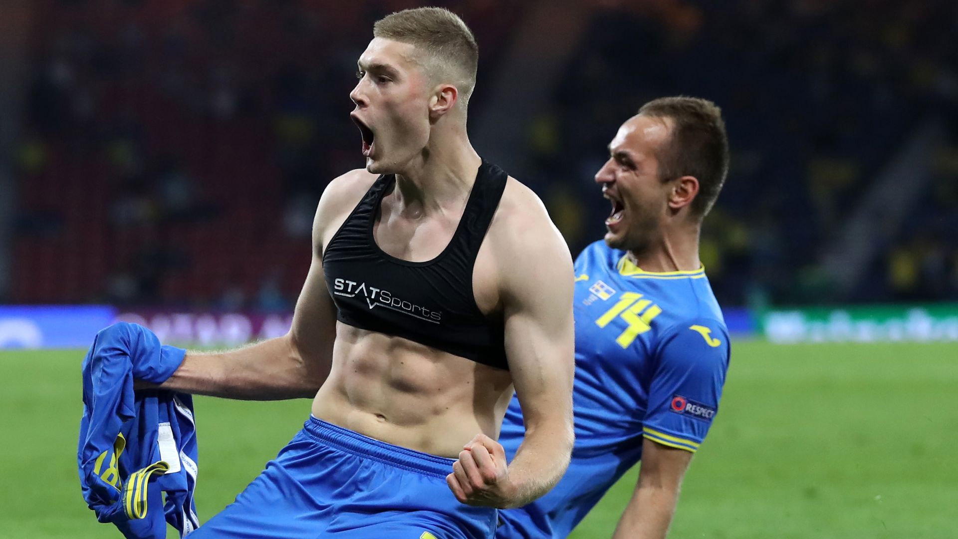 Ukraine stun Sweden to set up England clash