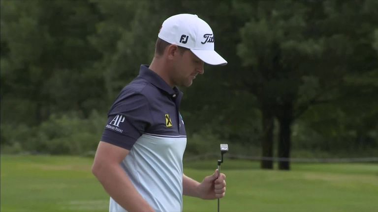 Top shots and big moments from the second day's play in Munich, where Bernd Wiesberger and Viktor Hovland stayed in contention behind halfway leader, Niall Kearney.