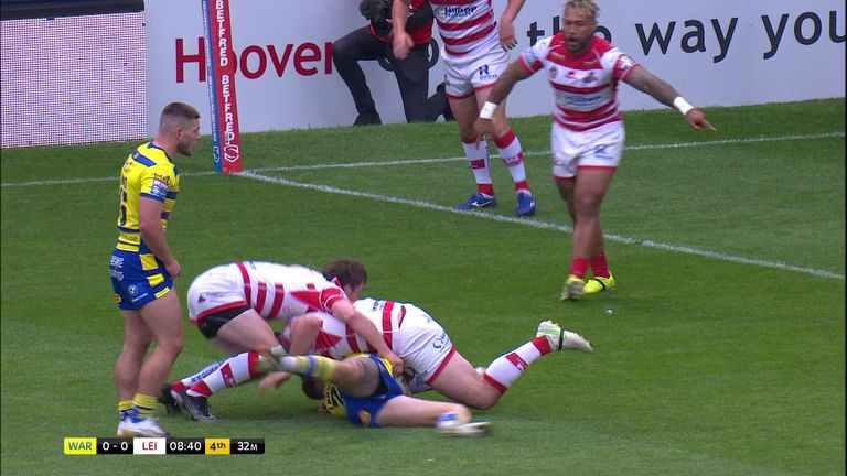 Highlights from the Super League clash between Warrington and Leigh