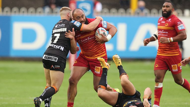 Catalans Dragons' Sam Kasiano 