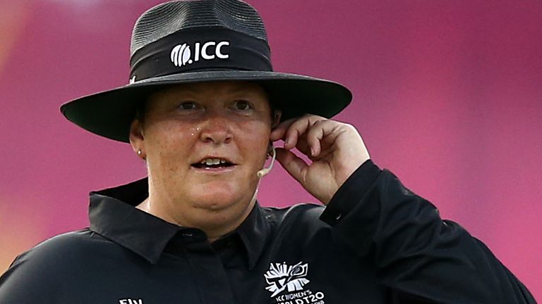 Sue Redfern is part of a newly-created Professional Umpires' Team