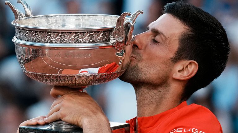Novak Djokovic turned around a two-set deficit to defeat Stefanos Tsitsipas in the French Open men singles final