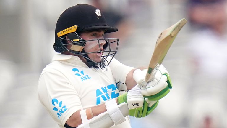 Tom Latham made 65 before retiring not out as New Zealand racked up the runs at Hove