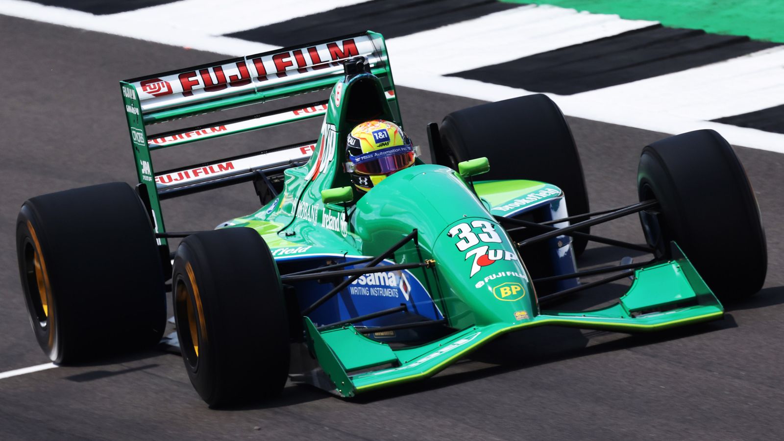 Mick Schumacher drives dad Michael's first Formula 1 car for Sky