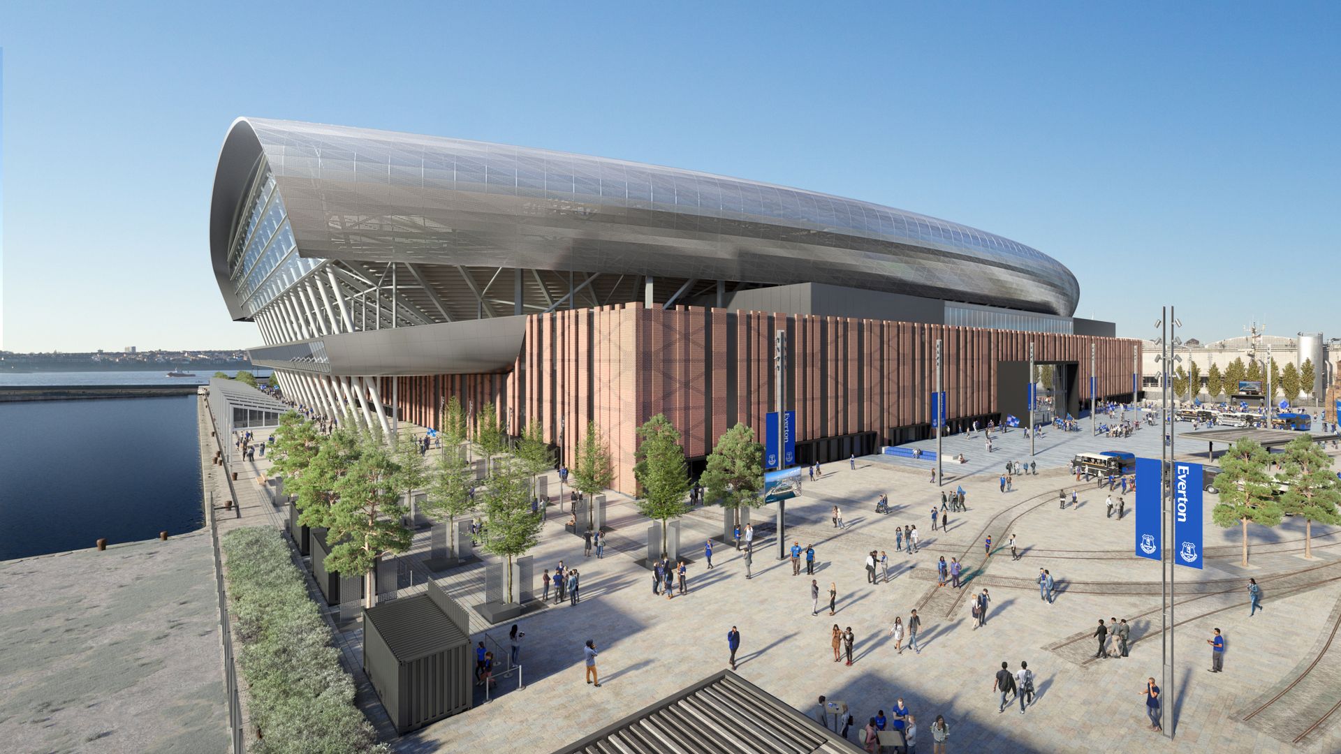 Everton stress focus on heritage as stadium work begins