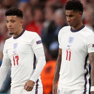 Jadon Sancho and Marcus Rashford were targeted with racist abuse on social media after England's Euro 2020 final defeat