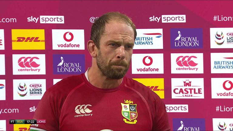 Alun Wyn Jones says that the British and Irish Lions' first Test win over South Africa is special but everyone knows that there are still two games left. 