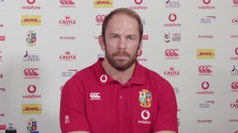 British and Irish Lions captain Alun Wyn Jones says the squad are in South Africa to win the Test series, and insists his rapid recovery from dislocating his shoulder wasn't solely down to him