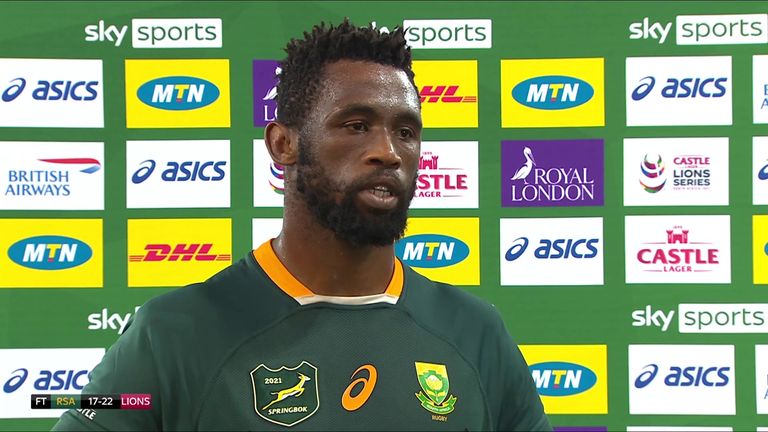 South Africa captain Siya Kolisi says they'll review what went wrong in the first Test defeat to the Lions