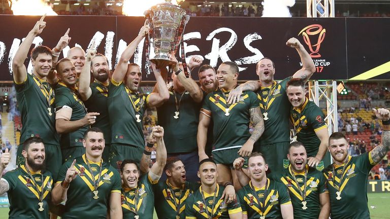 Australia are the reigning men's world champions after their win in 2017