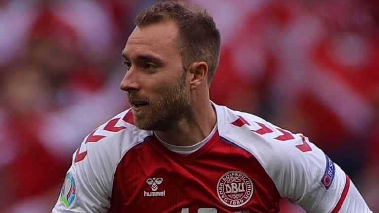 Christian Eriksen: Denmark midfielder pictured in public ...