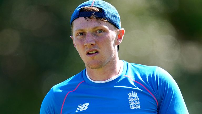 England spinner Dom Bess has been included in a 17-man squad for the first two Tests against India