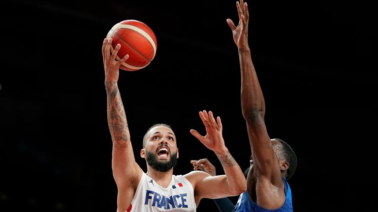 Evan Fournier led France in scoring with 28 points